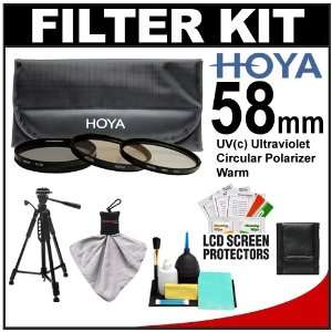  Hoya 58mm 3 Piece Introduction Filter Set (HMC UV 