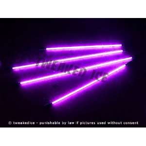  Purple Underglow Underbody 4 Pc Car Neon Kit Lights 