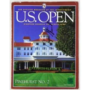   Us Open Program Jsa   Autographed Golf Magazines