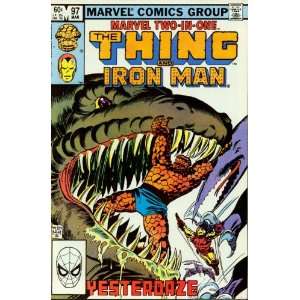  Marvel Two In One #97 The Thing and Iron Man Books