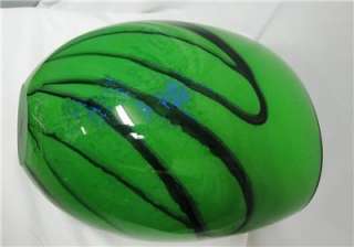 Ioan Nemtoi   Bowl Green   Hand blown glass art  