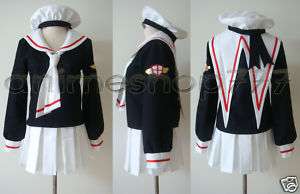 Card Captor Sakura CCS Cosplay Costume Female Uniform  