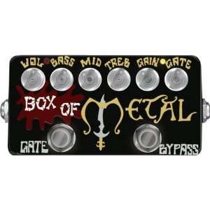  Zvex Hand Painted Box Of Metal Distortion Guitar Effects 