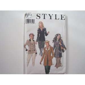  : Style Pattern 2514 Misses Jackets Sizes 8 18: Style Pattern: Books