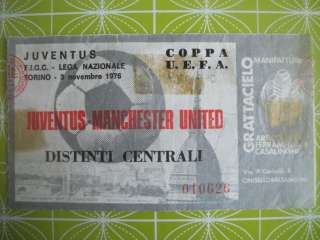 1976/77 UEFA Cup Juventus V Manchester United 03 11 76  