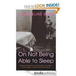 On Not Being Able To Sleep Jacqueline Rose  Kindle Store