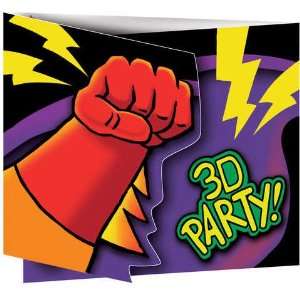 Super Hero Fun Party Invitations 8 Pack Health & Personal 