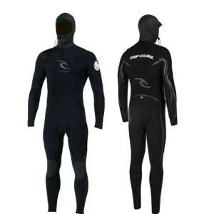  Rip Curl F Bomb Hooded Chest Zip Fullsuit Surfing Wetsuit 