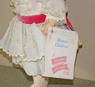 Vintage 1978 MADAME ALEXANDER Doll Portrait Children DEGAS GIRL 