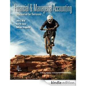 Financial and Managerial Accounting John Wild  Kindle 