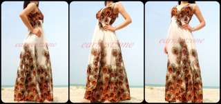 New Party Evening Prom Beach Summer Peacock Night Hot Formal Maxi Long 