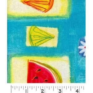  45 Wide JUiCY FRUIT Fabric By The Yard Arts, Crafts 
