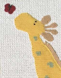 Baby JL Giraffe Crib Blanket Afghan Crochet Pattern  