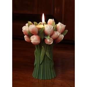   Tulips Bouquet Tea Light Ibis and Orchid Designs