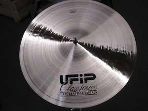 UFIP Class Series Fast Crash Cymbal 15 740g VIDEO  