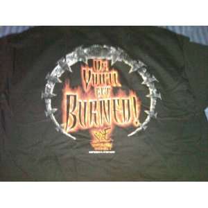 WWF Kane Extra Large (XL) Black T Shirt Or Youll Get Burned WWE WCW 