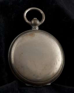 EDWARDIAN POCKET WATCH STYLE COMPASS   CIRCA 1900   ANTIQUE COMPASS IN 