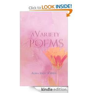 Variety of Poems Alma Joan Turner  Kindle Store