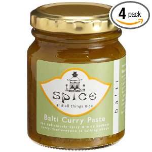 Spice and all things nice, Balti Curry Paste, 4.23 Ounce Glass Jars 