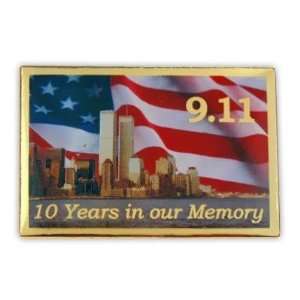  9.11 Anniversary Flag Pin Jewelry