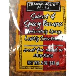 Trader Joes Sweet and Spicy Pecans 5 oz Grocery & Gourmet Food