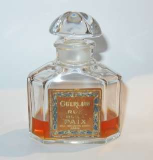 1922 Guerlain Rue de la Paix Parfum Bottle Perfume  