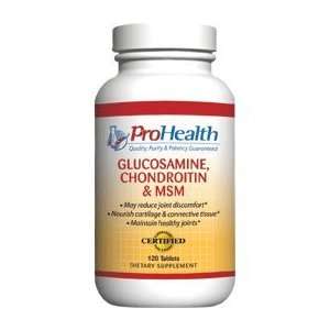    Pro Health Glucosamine/ Chondroitin/ MSM, 120 Tablets: Beauty