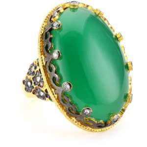  Azaara Hot Rocks Green Onyx Regal Ring, Size 6 Jewelry