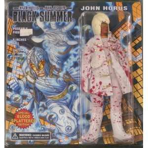 Black Summer John Horus Blood Splattered Edition 8 inch Tall Poseable 