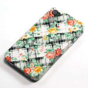 Rose Pattern Hard Plastic Case / Cover / Skin / Shell for Apple iPhone 