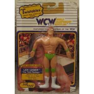  1990 Just Toys Lex Luger Wcw Bendable poseable Action 