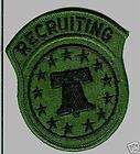 us army two vintage vietnam era recruiting patch returns not