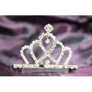  Bridal Wedding Tiara Crown With Crystal Leaf DH14857 