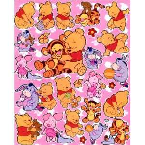 : Baby Pooh & Friends Disney Sticker Sheet C143 ~ Baby Piglet Tigger 