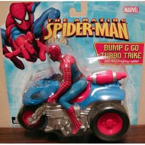  The Amazing Spider Man Bump & Go Turbo Trike: Toys & Games