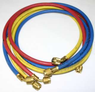 Yellow Jacket 49805 Manifold Gauge and Hose Set is used in good 