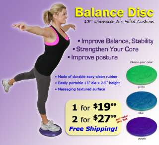 Balance Disc Exercise Core Stability Fitness Cushion  