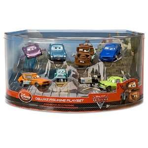  Disney Cars 2 Deluxe Figure Play Set    7 Pc: Toys & Games