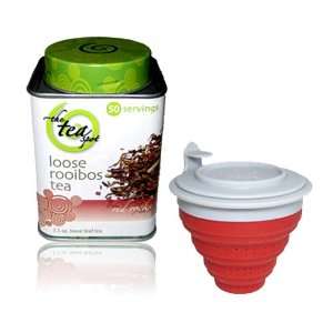   Red Rocks Rooibos Loose Leaf Tea & Tuffy Steeper Tea Infuser Gift Set