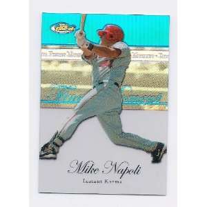   Moments Blue Refractor #MN Mike Napoli #ed 95/299: Sports & Outdoors