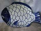 White Ceramic Fish Plate Made in Japan items in A Touch of Yesterday 