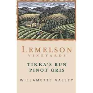  2009 Lemelson Tikkas Run Pinot Gris 750ml Grocery 