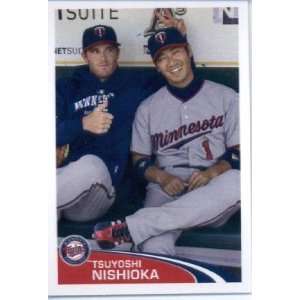   Sticker #308 Tsuyoshi Nishioka Minnesota Twins Sports Collectibles
