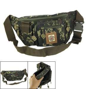   Zipper Closure 7 Compartments Camouflage Fanny Pack