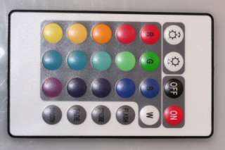   color changing, user selectable, LED back lighting with remote control