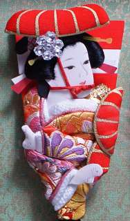 Kabuki Japanese Hagoita Paddle Fuji 3Piece New  