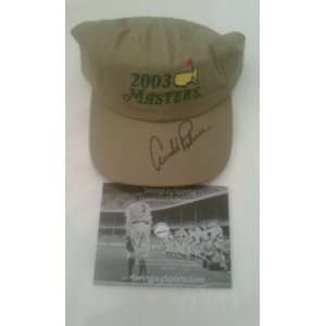  Arnold Palmer Signed PGA Masters Golf Hat 