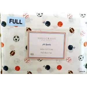  HILLCREST FULL SHEET SET   ALL SPORTS 