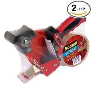  Scotch Packaging Tape with Pistol Grip Dispenser (Pack of 