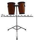 Conga Drums set w/stand percussion 9&10 pair NEW latin